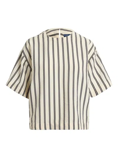 POLO RALPH LAUREN STRIPED BLOUSE
