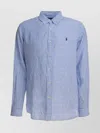 Polo Ralph Lauren Striped Button-down Collar Long Sleeves Shirt In Blue