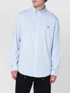 Polo Ralph Lauren White And Blue Striped Oxford Shirt