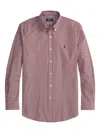 Polo Ralph Lauren Long Sleeve Sport Shirt Clothing In Red