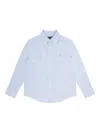 Polo Ralph Lauren Striped Button-down Shirt In Blue