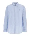 Polo Ralph Lauren Striped Button-down Shirt In Blue