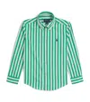 Polo Ralph Lauren Big Boys Gingham Cotton Poplin Shirt In Green