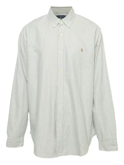 Pre-owned Polo Ralph Lauren Striped Button-fastening Shirt In White