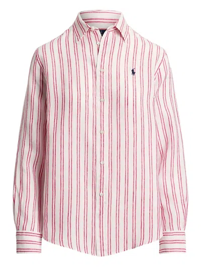 POLO RALPH LAUREN STRIPED BUTTON-UP SHIRT