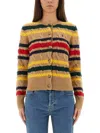 Polo Ralph Lauren Striped Cardigan In Multi