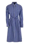 Polo Ralph Lauren Ashton Long Sleeve Tie Waist Shirtdress