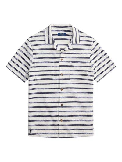 Polo Ralph Lauren Striped Chest-pocket Shirt In Multi