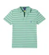 Polo Ralph Lauren Kids' Stripe Cotton & Linen Pocket Polo