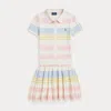 Polo Ralph Lauren Striped Cotton Sweater And Skirt Set In Nevis Multi Stripe