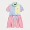 Polo Ralph Lauren Striped Cotton Fun Shirtdress In Multi