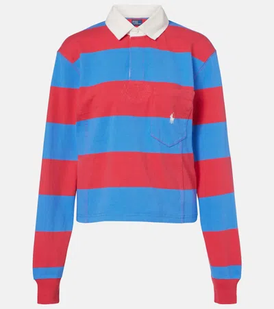 Polo Ralph Lauren Striped Cotton Jersey Polo Shirt In Multi