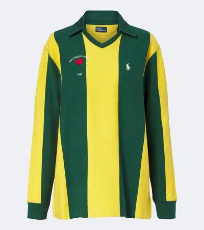 Polo Ralph Lauren Striped Cotton Jersey Polo Shirt In Multi