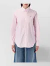 Polo Ralph Lauren Striped Shirt With Button-down Collar And Slim Fit