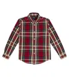 Polo Ralph Lauren Boys Red & Green Cotton Tartan Shirt In Multicoloured