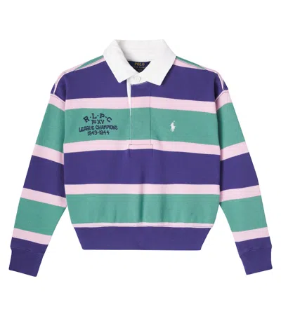 POLO RALPH LAUREN STRIPED COTTON POLO SHIRT