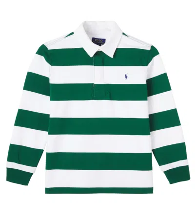 POLO RALPH LAUREN STRIPED COTTON POLO SHIRT