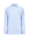 Polo Ralph Lauren Striped Cotton Relaxed-fit Shirt In Blue