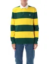 Polo Ralph Lauren Multicolor Polo Shirt With Logo Embroidery On The Front And All-over Striped Motif