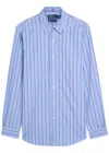 Polo Ralph Lauren Striped Cotton Shirt In Blue