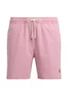 Polo Ralph Lauren Mens Resort Rose Stripe Traveller Striped Swimming Trunks In Pink