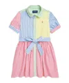Polo Ralph Lauren Striped Dress In Pink