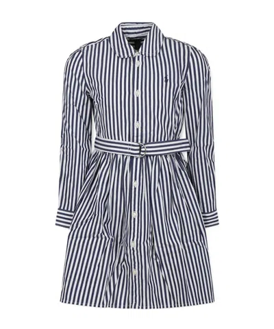Polo Ralph Lauren Striped Dress In White