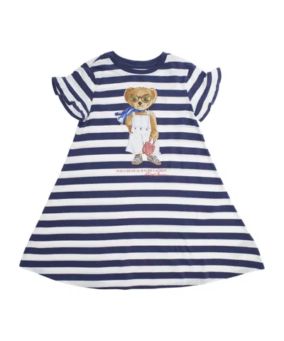 Polo Ralph Lauren Striped Dress In White