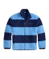 Polo Ralph Lauren Full Zip Fleece Jacket In Blue