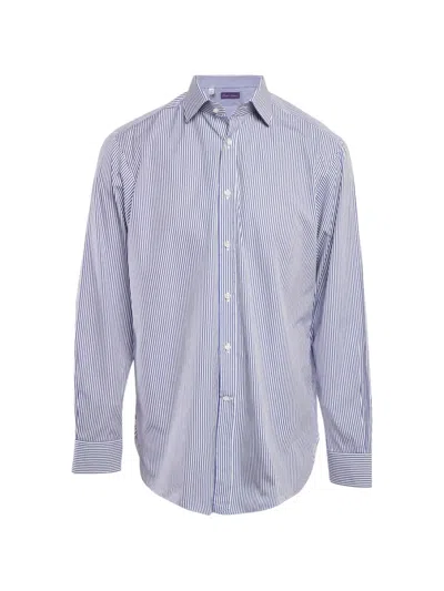 Pre-owned Polo Ralph Lauren Striped Full-sleeve Shirt In White