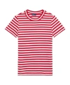 Polo Ralph Lauren Striped Graphic T-shirt In Red