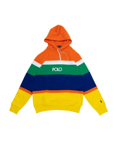 Polo Ralph Lauren Striped Hoodie In Multicolor