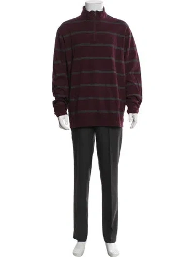Pre-owned Polo Ralph Lauren Striped Jacket In Red
