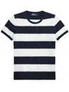 Polo Ralph Lauren Gestreiftes Kaschmiroberteil In White