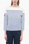 POLO RALPH LAUREN STRIPED LIGHTWEIGHT COTTON SWEATER