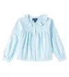Polo Ralph Lauren Striped Linen And Cotton Shirt In Blue