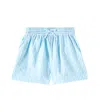 Polo Ralph Lauren Striped Linen And Cotton Shorts In Blue