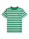 Polo Ralph Lauren Boys 8-20 Striped Cotton Jersey Tee In Green