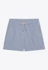Polo Ralph Lauren Striped Logo Swim Shorts