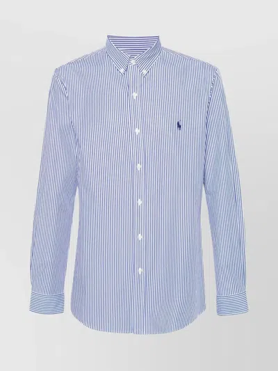 POLO RALPH LAUREN STRIPED LONG SLEEVE BUTTON-DOWN COLLAR SHIRT