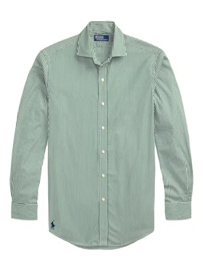 Polo Ralph Lauren Striped Long-sleeve Shirt In Blue