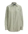 Polo Ralph Lauren Striped Long-sleeve Shirt In Green