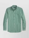 Polo Ralph Lauren Shirt Striped Pattern Collar Button-down In Green