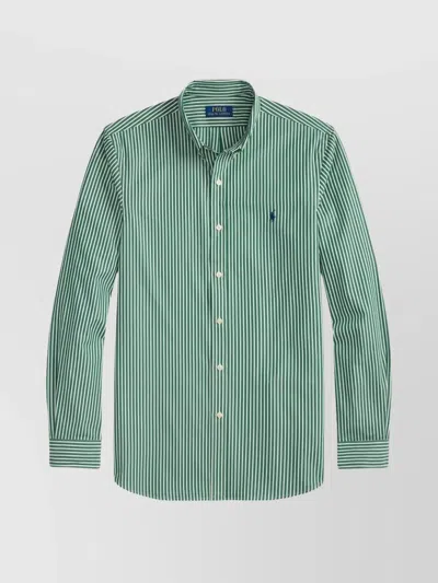 POLO RALPH LAUREN STRIPED LONG SLEEVE SPORT SHIRT