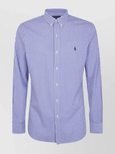 POLO RALPH LAUREN STRIPED LONG SLEEVE SPORT SHIRT