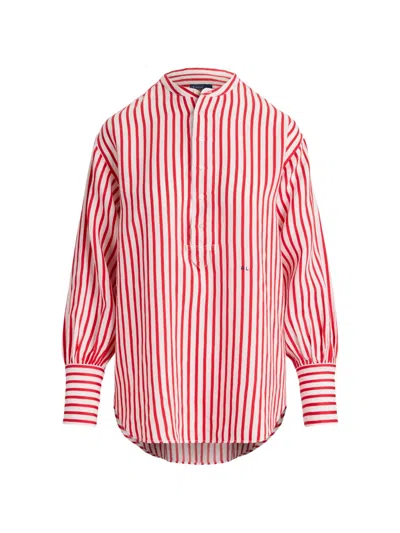 Polo Ralph Lauren Striped Long-sleeve Shirt In Multi