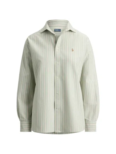 Polo Ralph Lauren Striped Long-sleeve Shirt In Multi