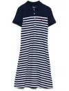 Polo Ralph Lauren Short Sleeve Day Dress In Blue