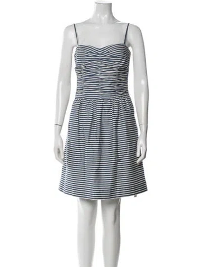 Pre-owned Polo Ralph Lauren Striped Mini Dress In Multi