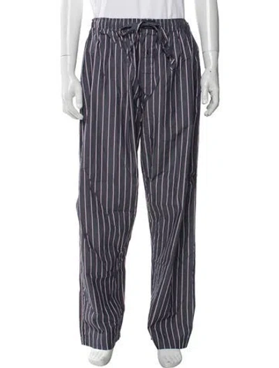 Pre-owned Polo Ralph Lauren Striped Pajama Bottoms In Blue